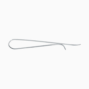 Engravable Curved-Edge Sterling Silver Money Clip - MSL101110 - Design