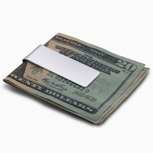 Engravable Classic Sterling Silver Money Clip