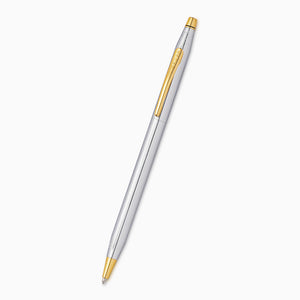 Engravable Cross Classic Century Medalist Polished Chrome with Gold Plated Accents Ballpoint Pen - BP250124