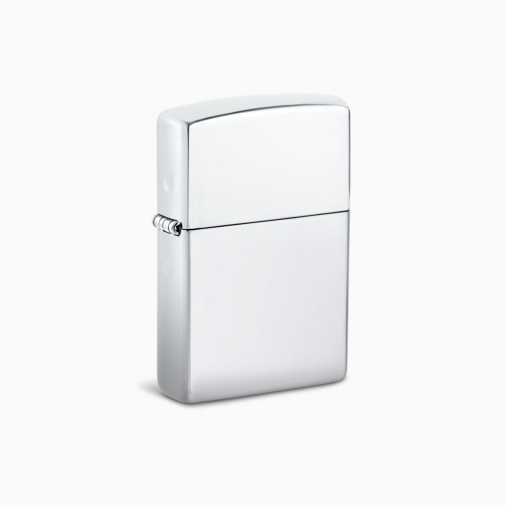 Engravable High Polish Sterling Silver Zippo Lighter