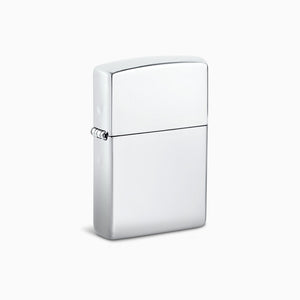 Engravable High Polish Sterling Silver Zippo Lighter