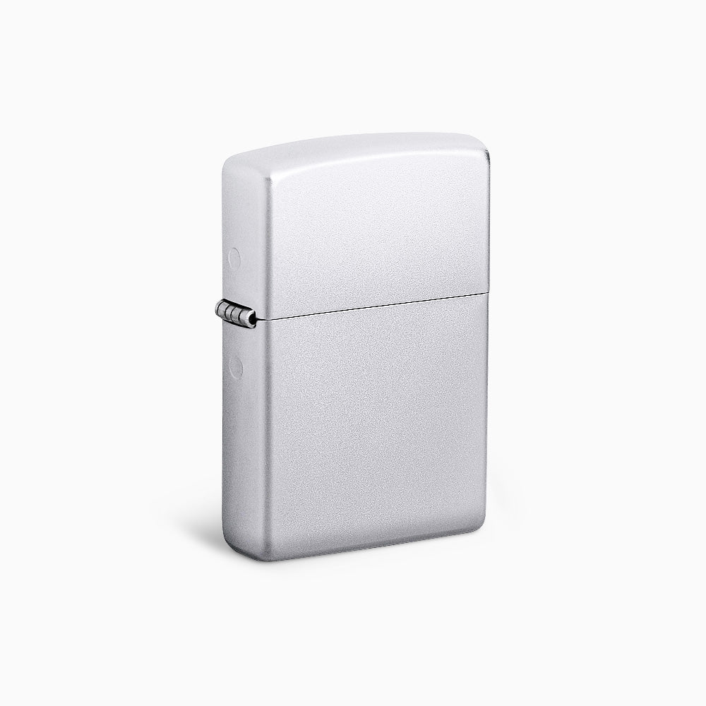 L260312 - Engravable Satin Chrome Classic Zippo Lighter