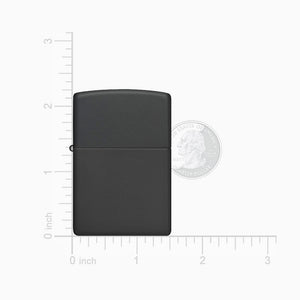 Engravable Black Matte Classic Zippo Lighter