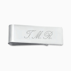 Engravable Classic Sterling Silver Money Clip