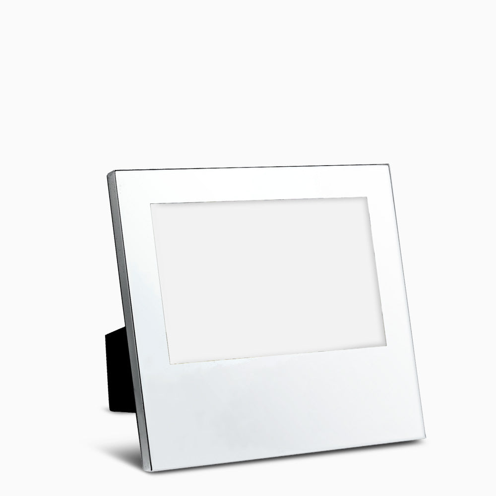 Engravable Silver Tone Oversized 4x6 Photo Frame