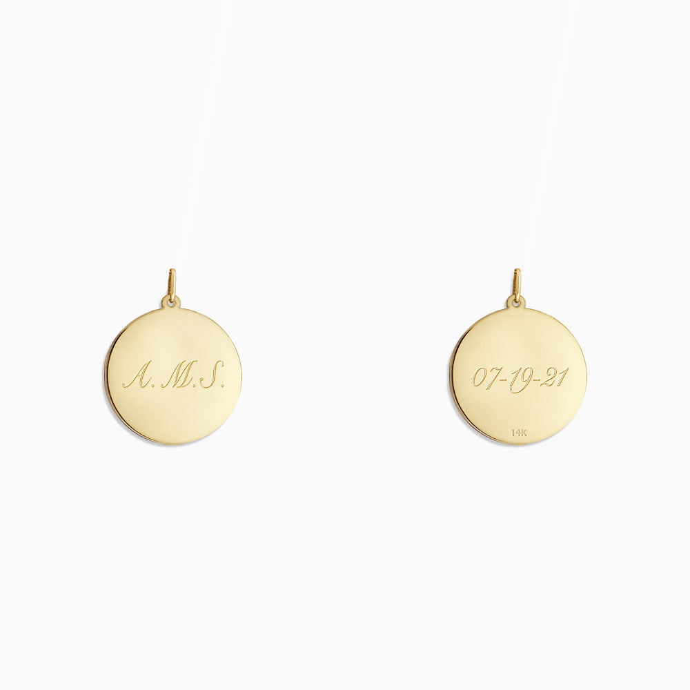 Replacement Earring Disc Back | 14K Gold