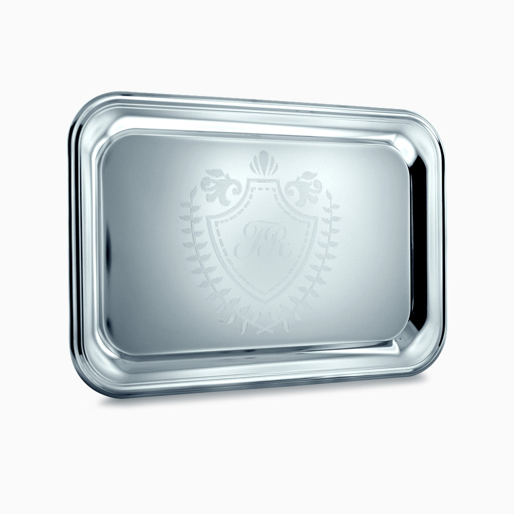 Calssic Silver Tray 6inch x 9inch - Engravable