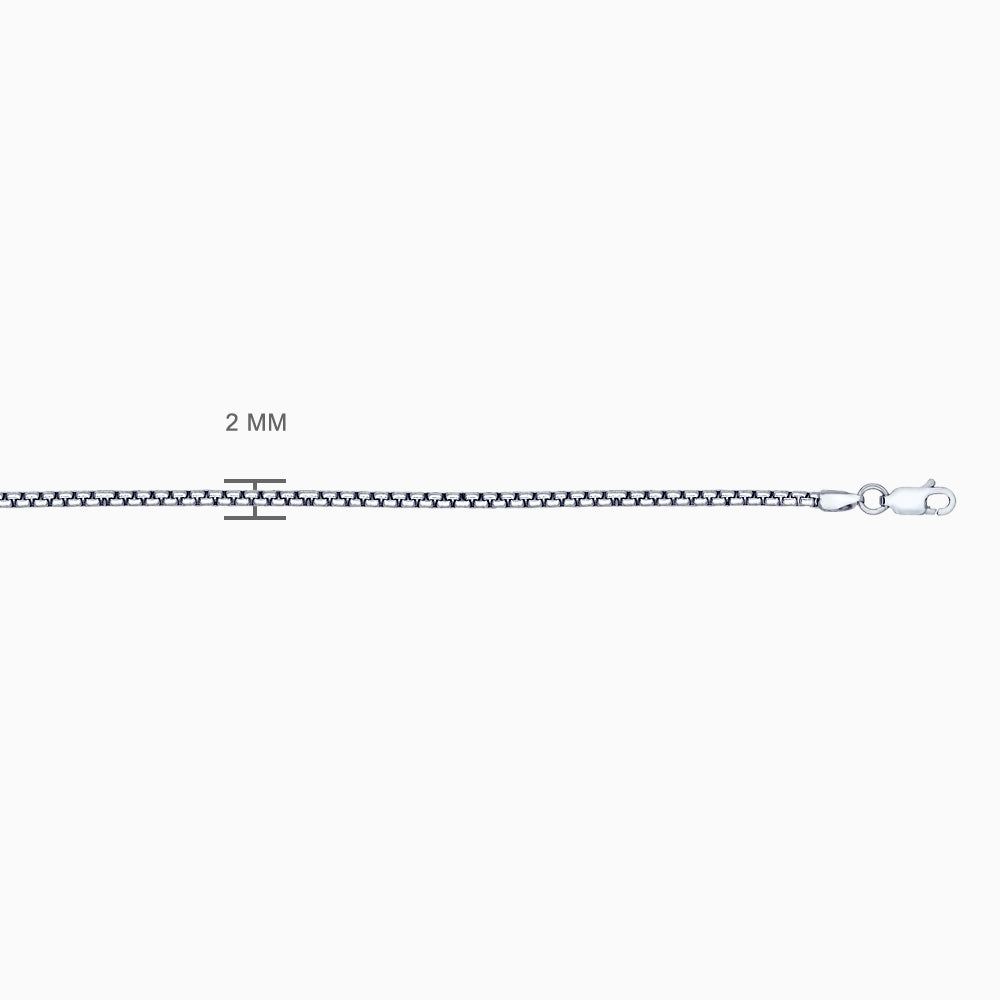 New Men's Silver Chain – Unisex Silver-Plated Necklace